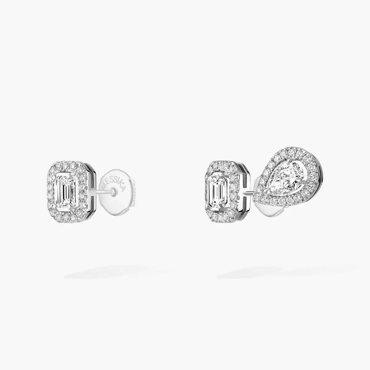 [ElanLuxe Jewelry]Diamond Earrings 0,10ct My Twin 1+2