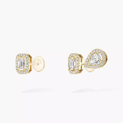 [ElanLuxe Jewelry]Diamond Earrings 0,10ct My Twin 1+2