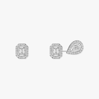 [ElanLuxe Jewelry]Diamond Earrings 0,10ct My Twin 1+2