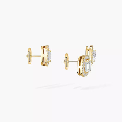 [ElanLuxe Jewelry]Diamond Earrings 0,10ct My Twin 1+2
