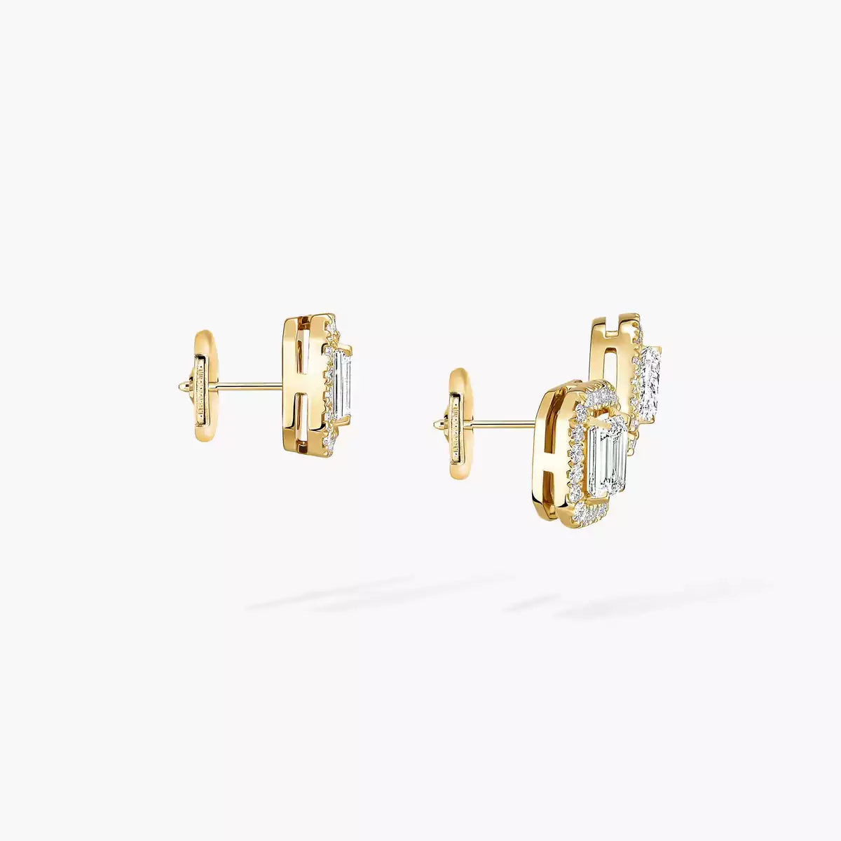 [ElanLuxe Jewelry]Diamond Earrings 0,10ct My Twin 1+2