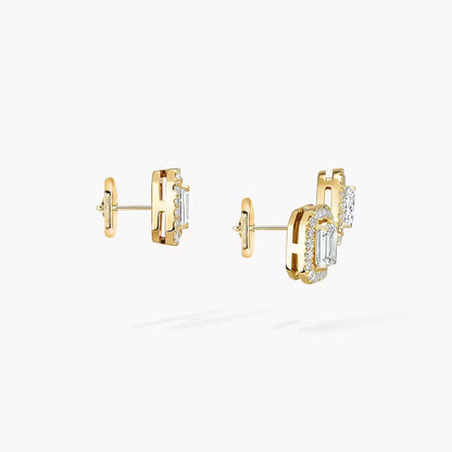 [ElanLuxe Jewelry]Diamond Earrings 0,10ct My Twin 1+2