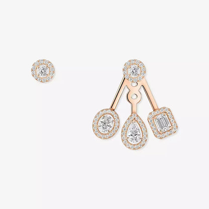 [ElanLuxe Jewelry] My Twin Trio  Diamond Earrings