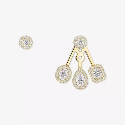 [ElanLuxe Jewelry] My Twin Trio  Diamond Earrings