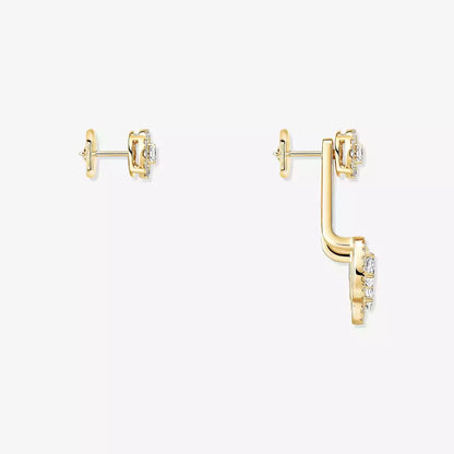 [ElanLuxe Jewelry] My Twin Trio  Diamond Earrings