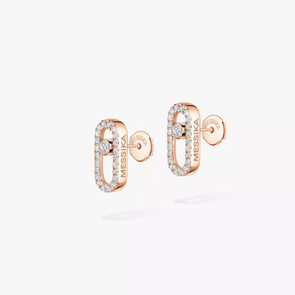 [ElanLuxe Jewelry]Diamond Earrings Move Uno