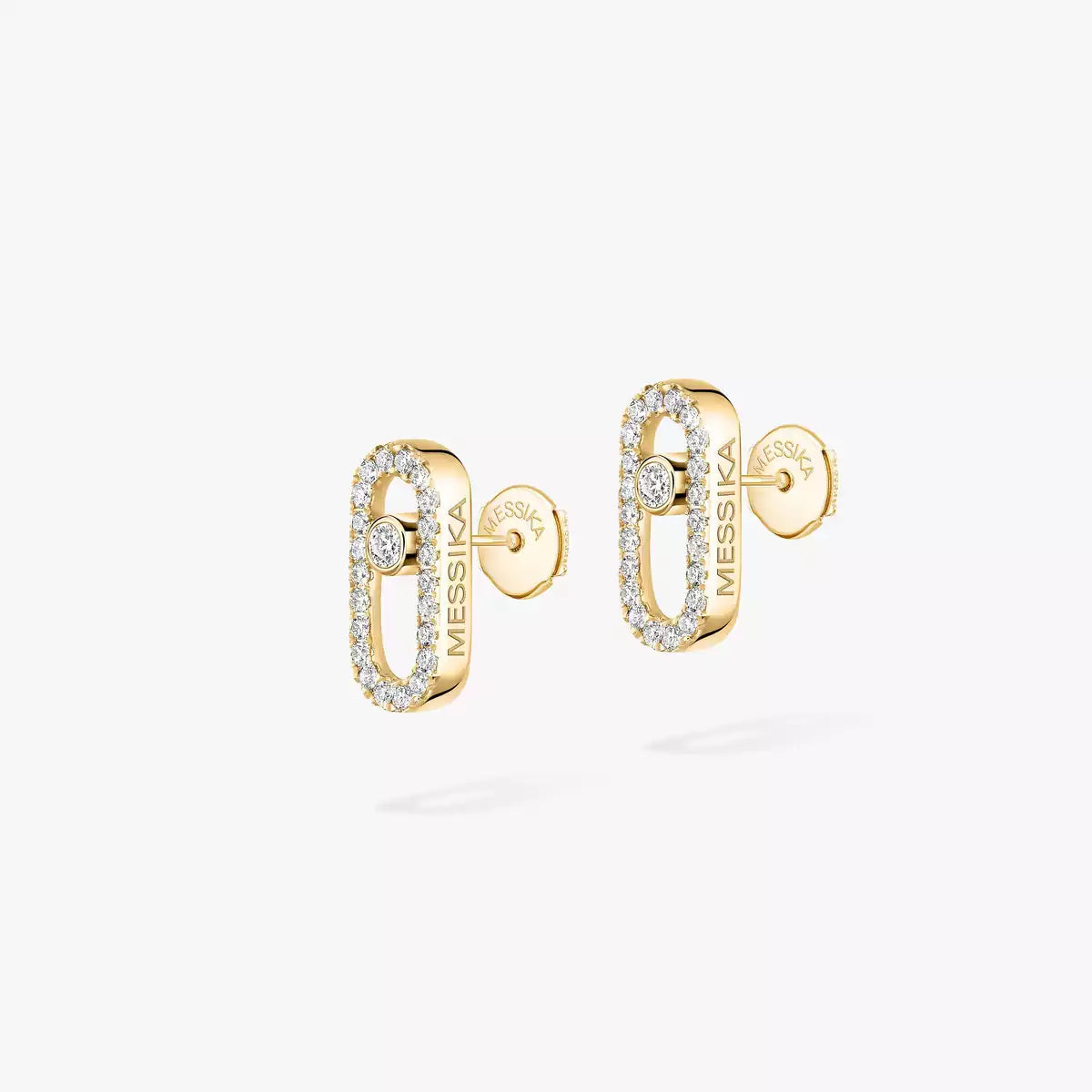 [ElanLuxe Jewelry]Move Uno Diamond Earrings