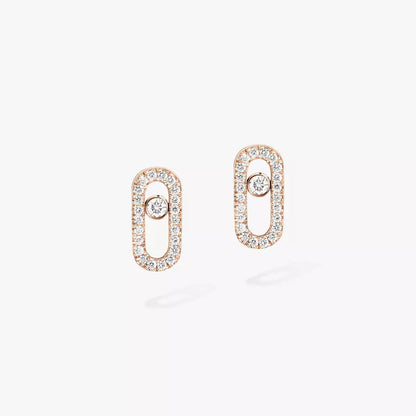 [ElanLuxe Jewelry]Move Uno Diamond Earrings