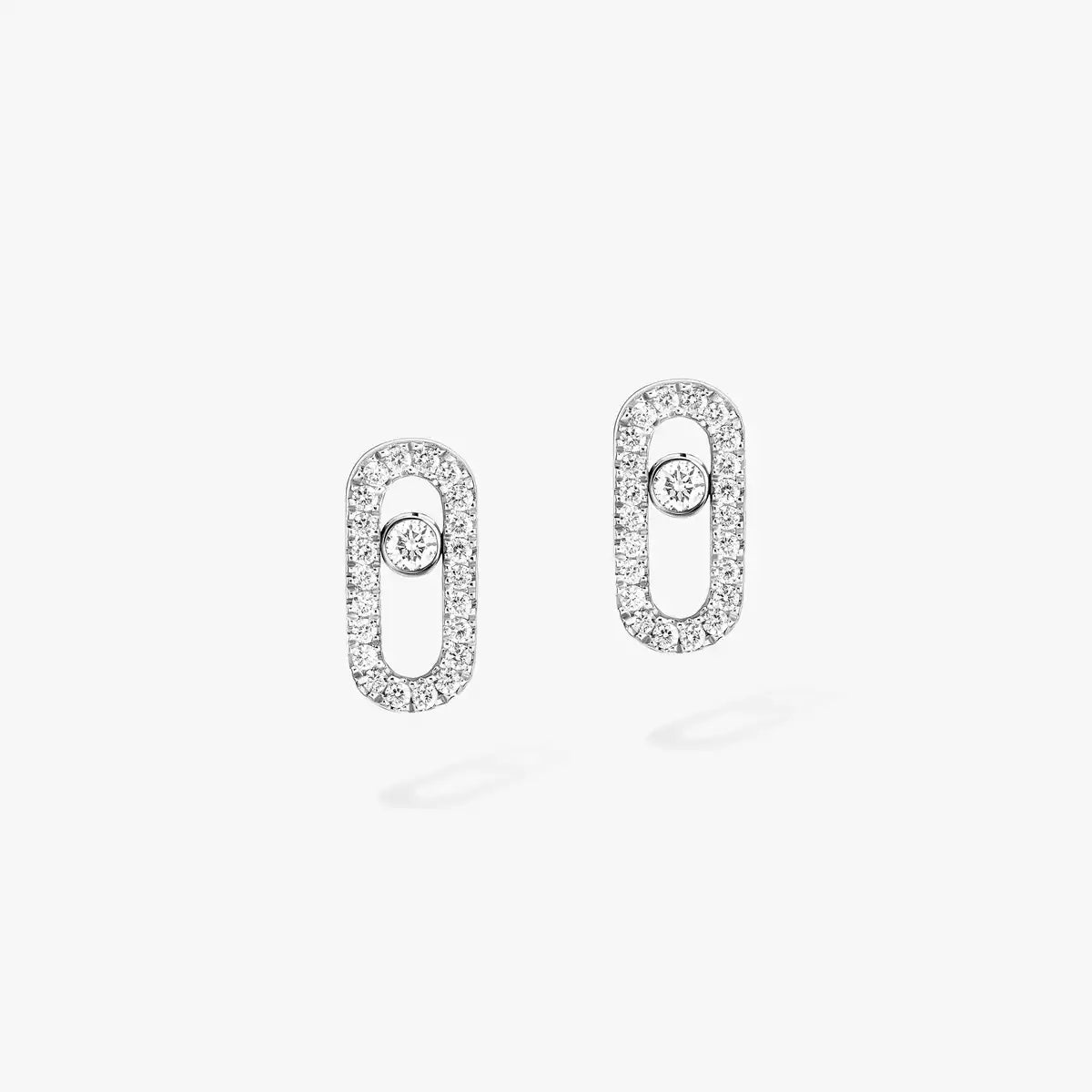 [ElanLuxe Jewelry]Diamond Earrings Move Uno