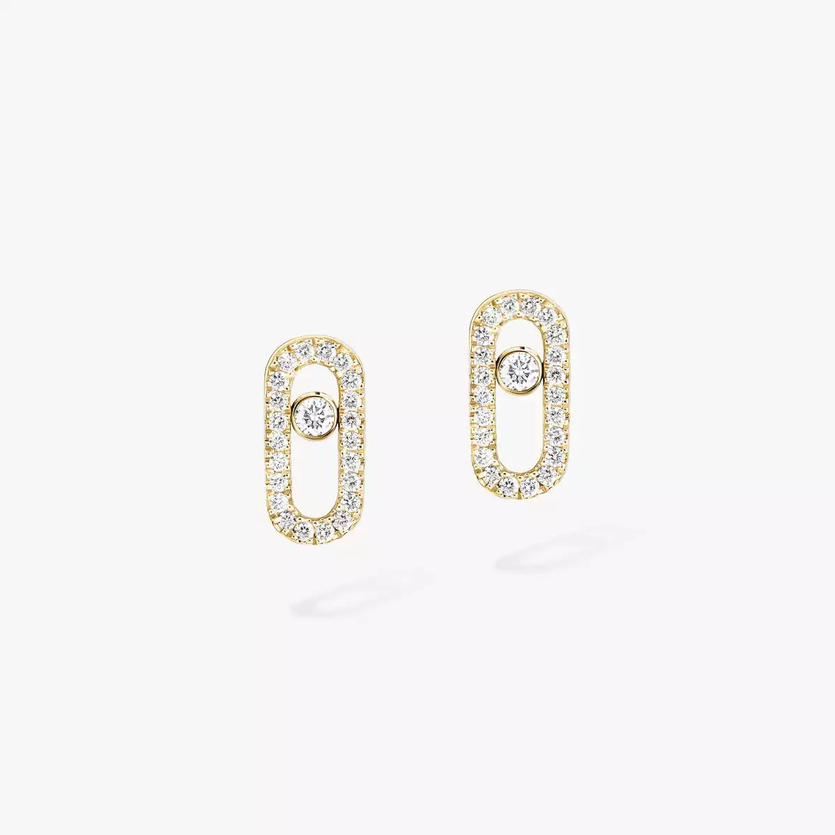 [ElanLuxe Jewelry]Diamond Earrings Move Uno