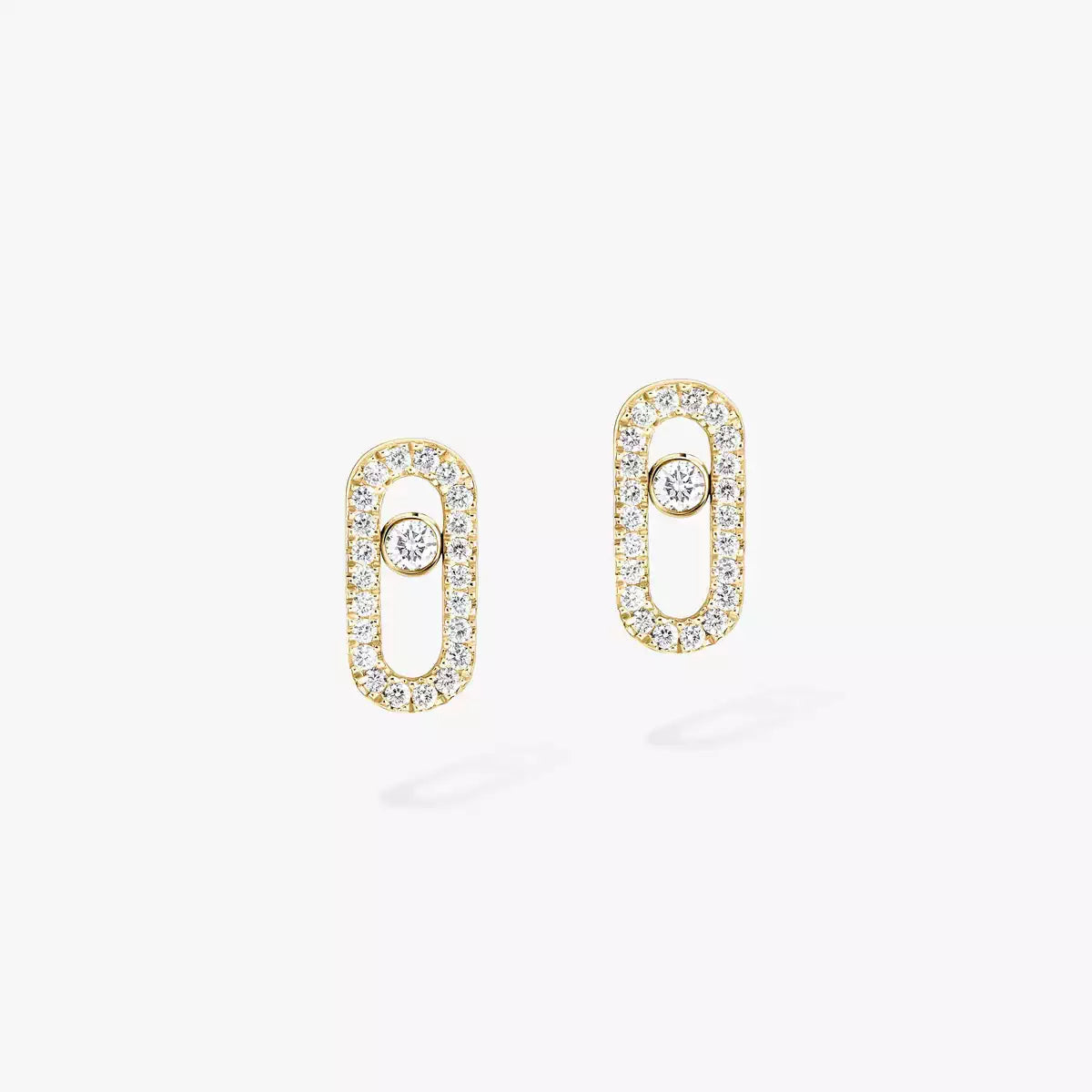 [ElanLuxe Jewelry]Move Uno Diamond Earrings