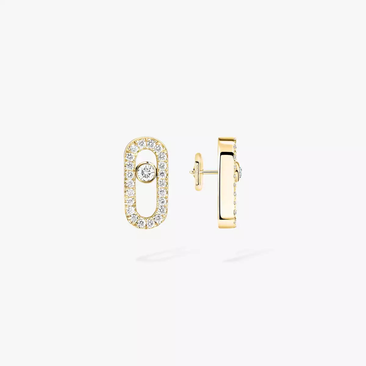 [ElanLuxe Jewelry]Move Uno Diamond Earrings