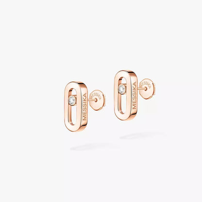 [ElanLuxe Jewelry]Move Uno Diamond Stud Earrings
