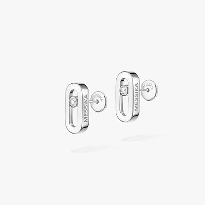 [ElanLuxe Jewelry]Move Uno Diamond Stud Earrings