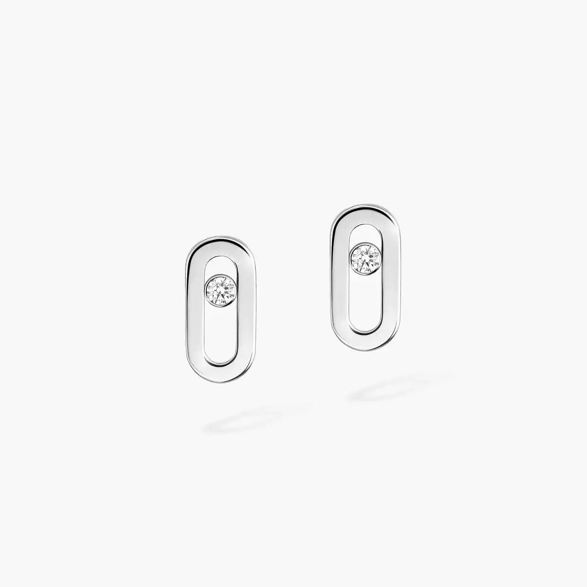 [ElanLuxe Jewelry]Move Uno Diamond Stud Earrings