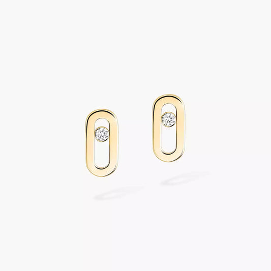 [ElanLuxe Jewelry]Move Uno Diamond Stud Earrings