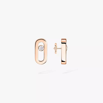 [ElanLuxe Jewelry]Move Uno Diamond Stud Earrings