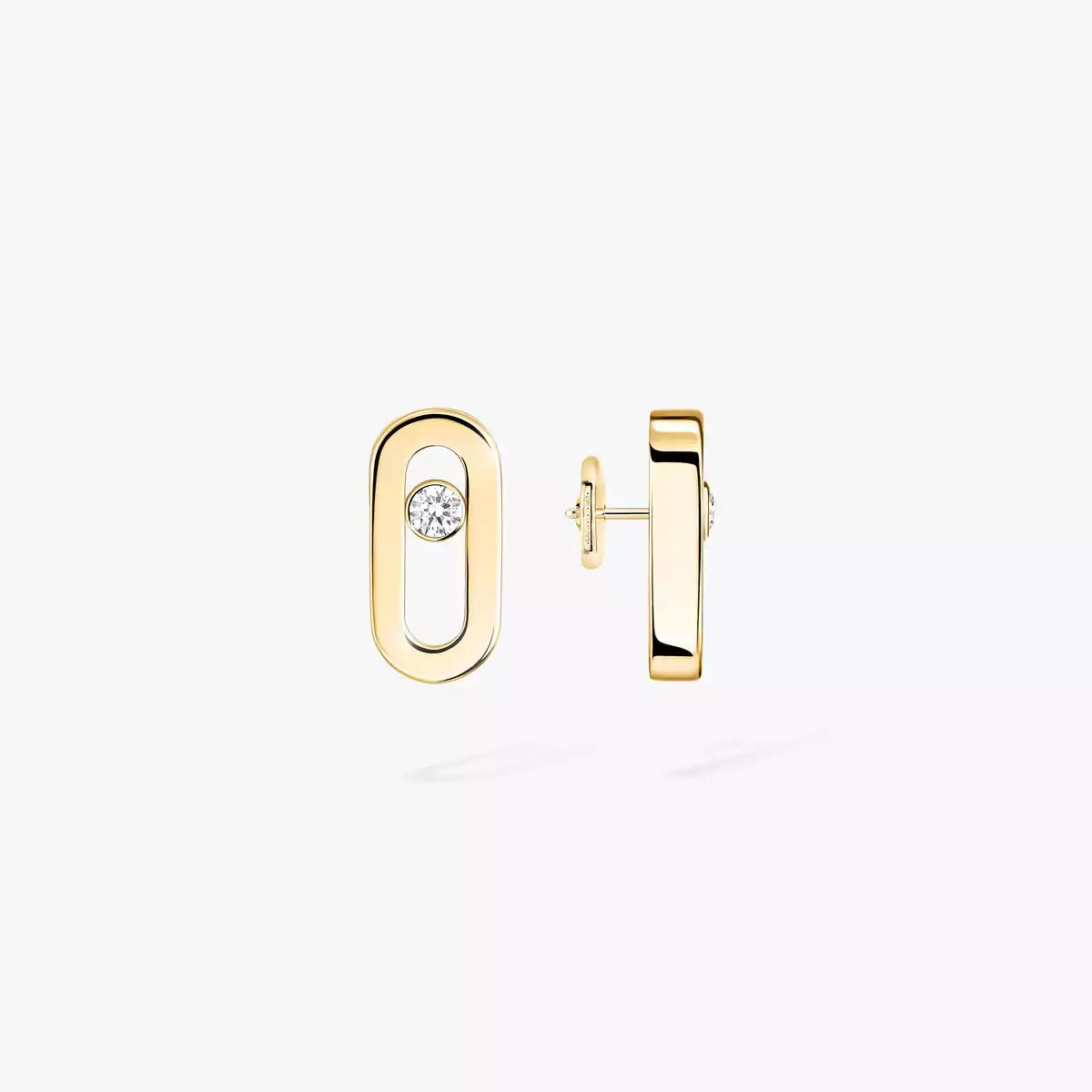 [ElanLuxe Jewelry]Move Uno Diamond Stud Earrings