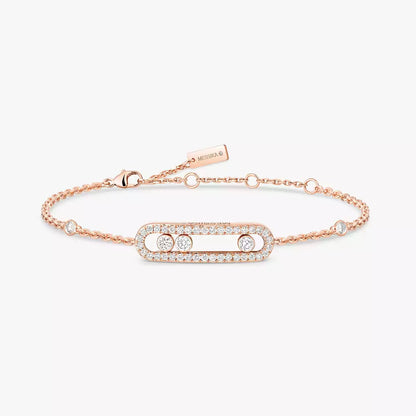 [ElanLuxe Jewelry]Pav Baby Move Diamond Bracelet