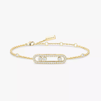[ElanLuxe Jewelry]Pav Baby Move Diamond Bracelet