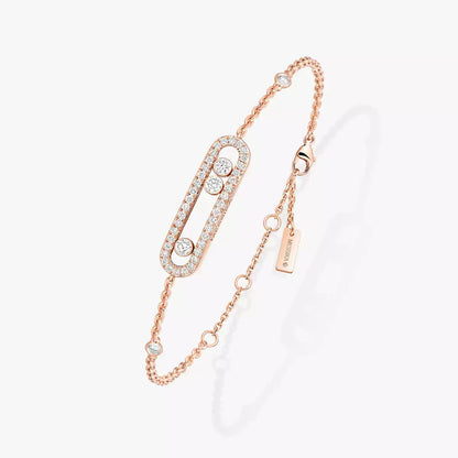 [ElanLuxe Jewelry]Pav Baby Move Diamond Bracelet
