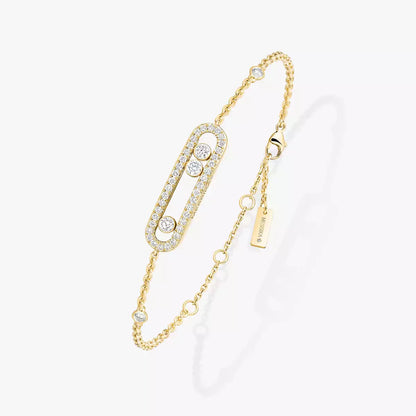 [ElanLuxe Jewelry]Pav Baby Move Diamond Bracelet