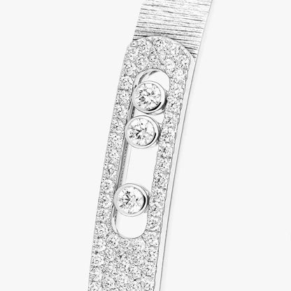 [ElanLuxe Jewelry]Move Noa Cisel half pav bangle
