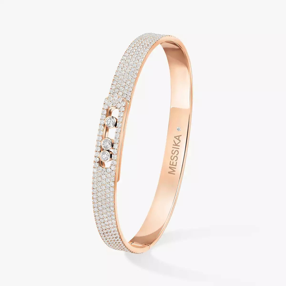 [ElanLuxe Jewelry]Move Noa Full Pav Diamond Bangle Bracelet