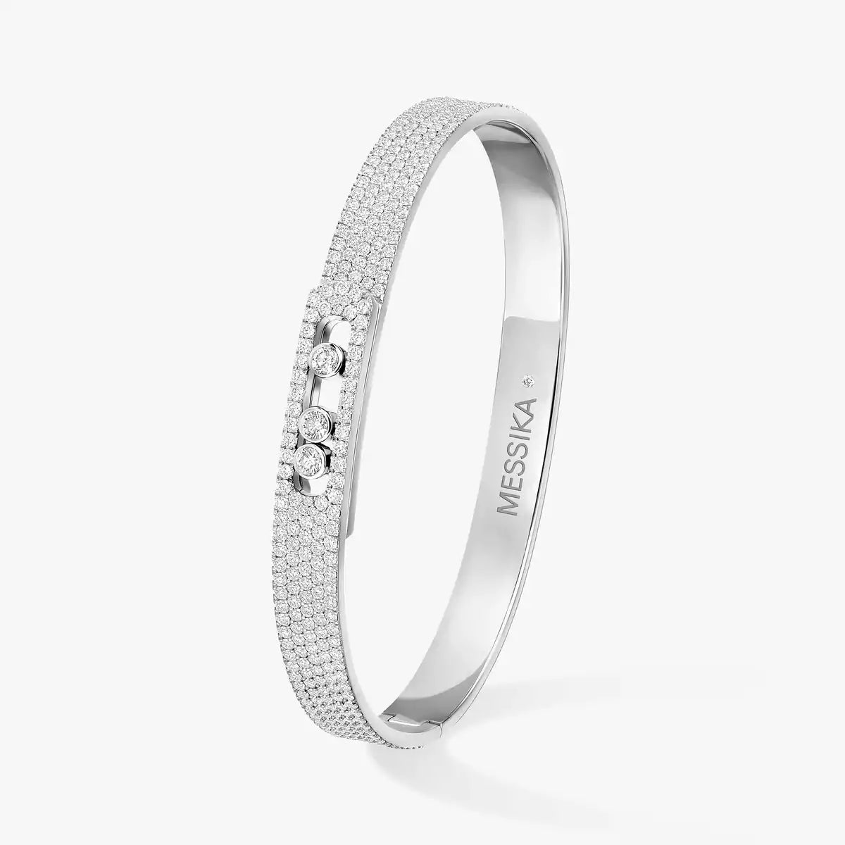 [ElanLuxe Jewelry]Move Noa Full Pav Diamond Bangle Bracelet