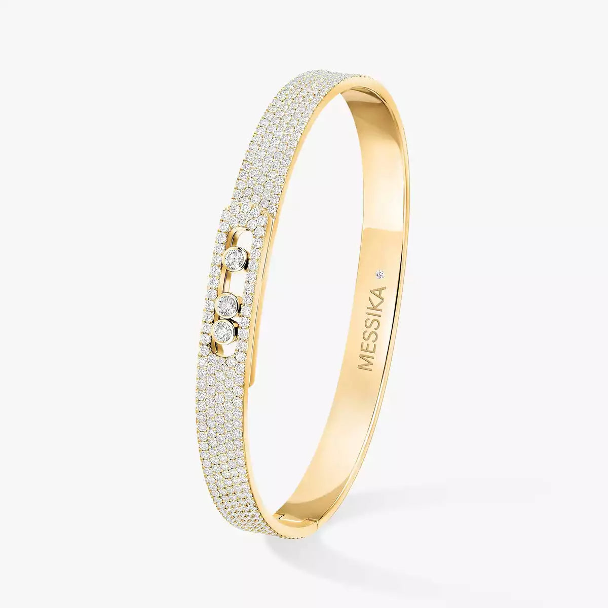 [ElanLuxe Jewelry]Move Noa Full Pav Diamond Bangle Bracelet