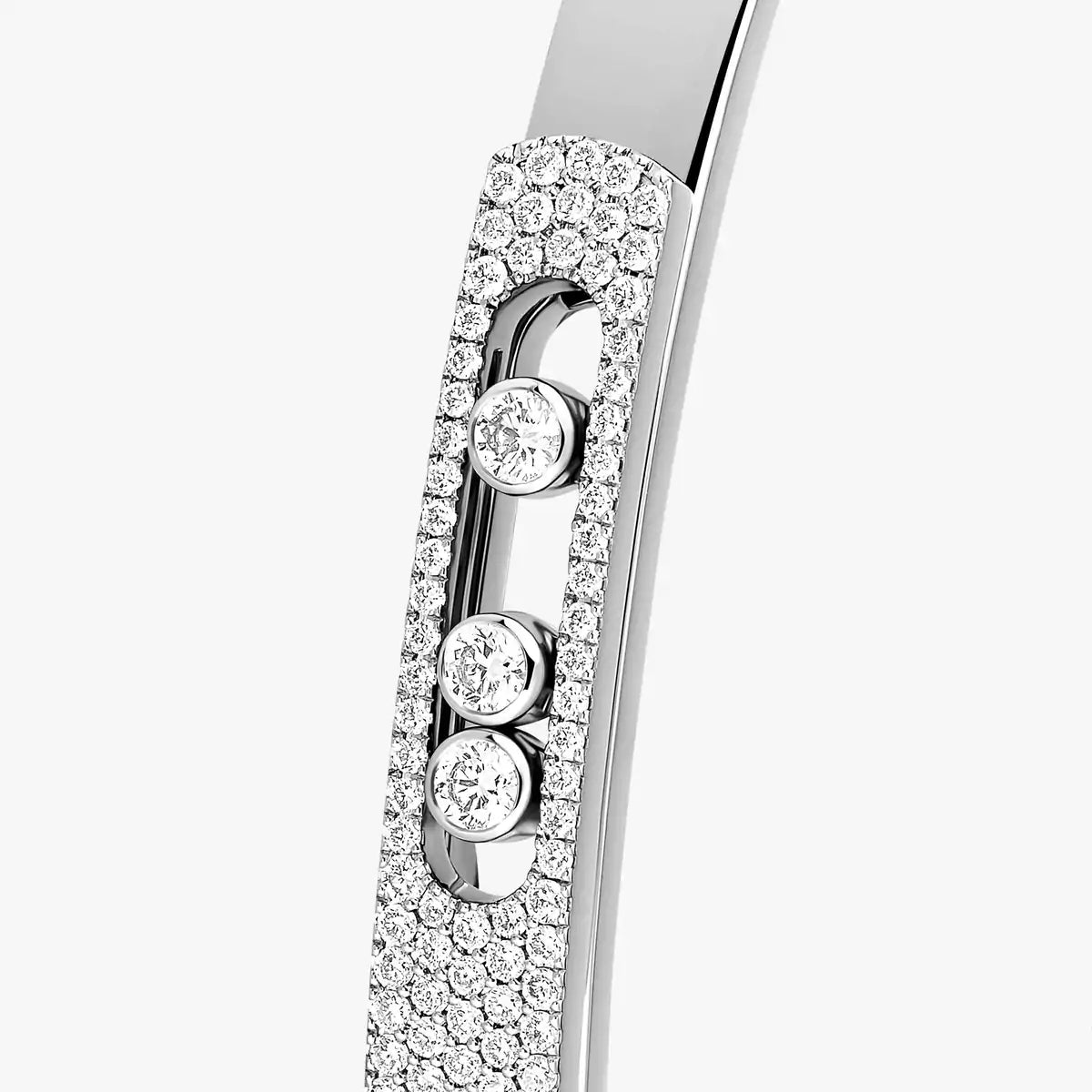 [ElanLuxe Jewelry]Move Noa Rose Gold Pav Diamond Bangle Bracelet