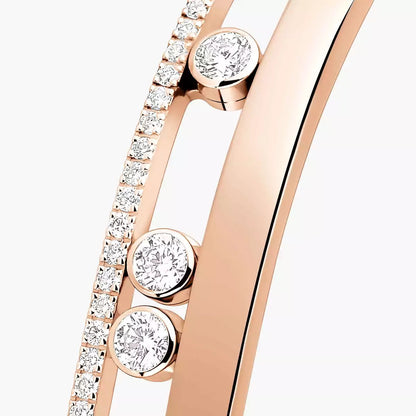 [ElanLuxe Jewelry]Move Romane Diamond Bangle Bracelet