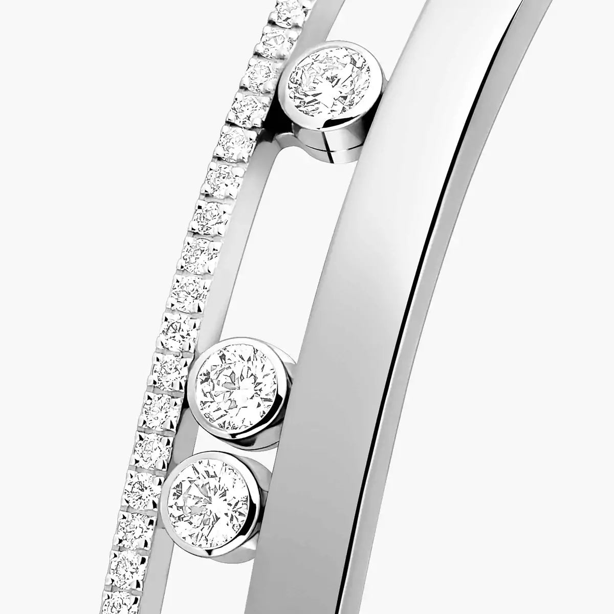 [ElanLuxe Jewelry]Move Romane Diamond Bangle Bracelet