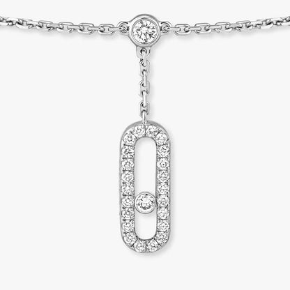 [ElanLuxe Jewelry] Move Uno pav ankle bracelet
