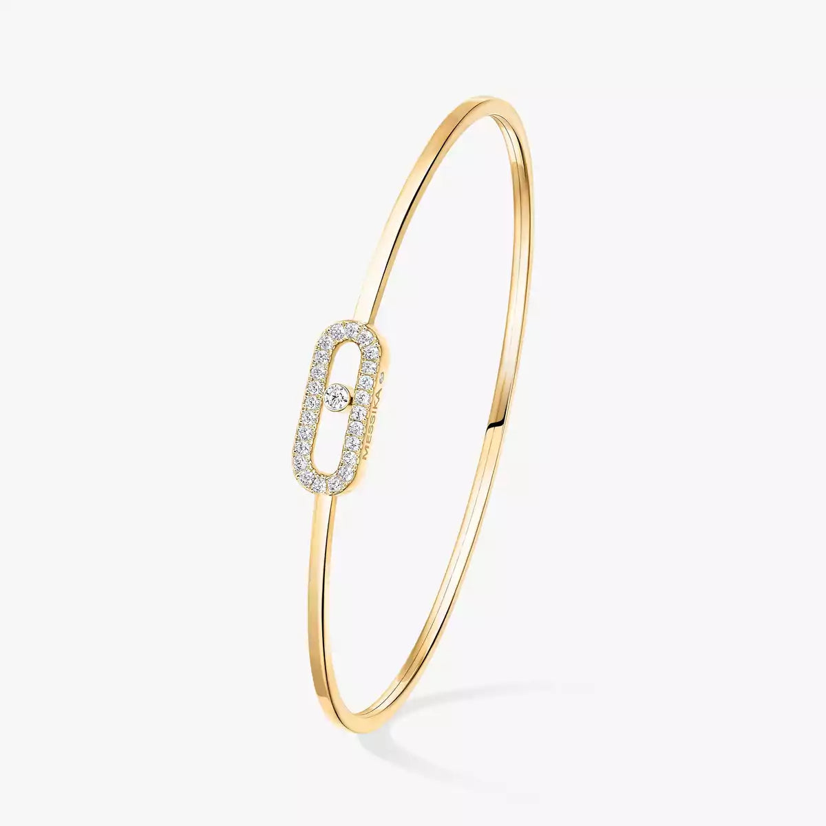 [ElanLuxe Jewelry]Move Uno pav flex bangle medium