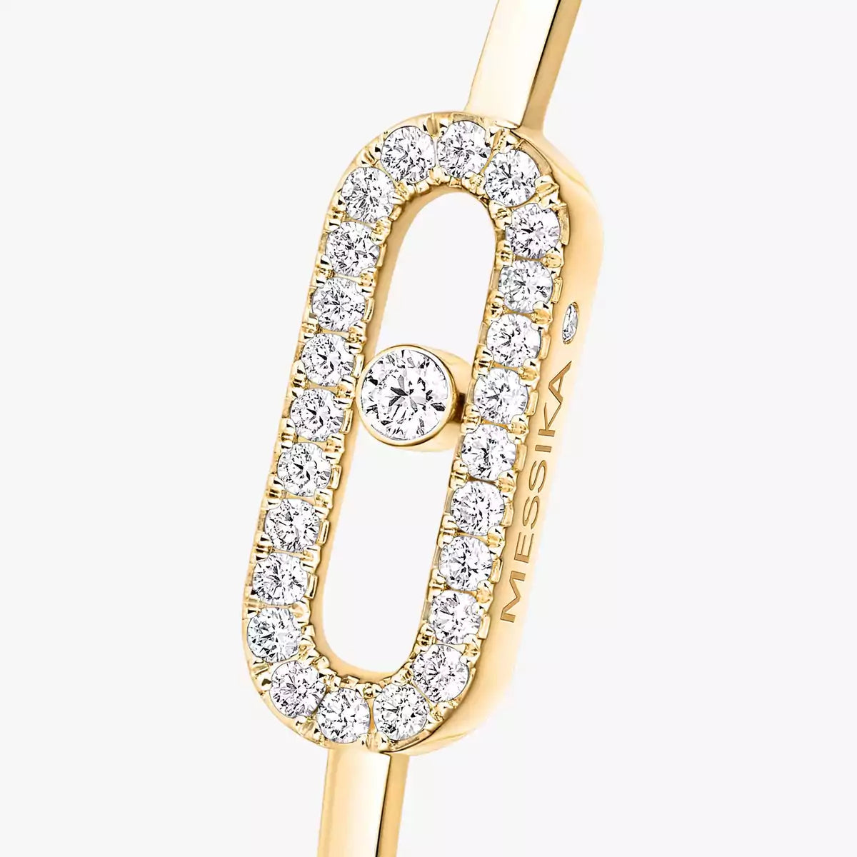 [ElanLuxe Jewelry]Move Uno pav flex bangle medium