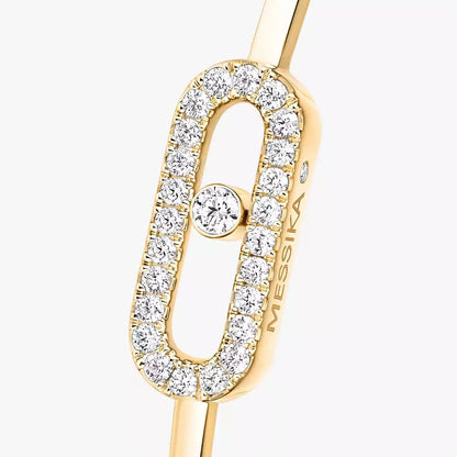 [ElanLuxe Jewelry]Move Uno pav flex bangle medium