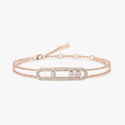 [ElanLuxe Jewelry] Move Classique pav bracelet