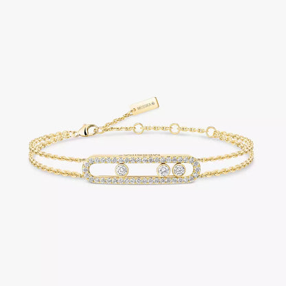 [ElanLuxe Jewelry] Move Classique pav bracelet