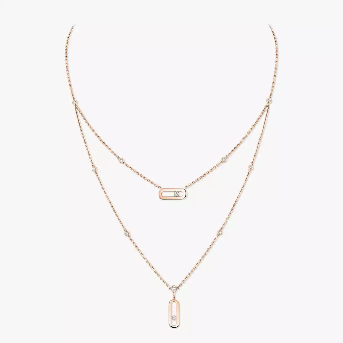 [ElanLuxe Jewelry] Move Uno Diamond Necklace