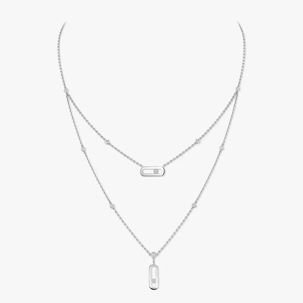 [ElanLuxe Jewelry] Move Uno Diamond Necklace
