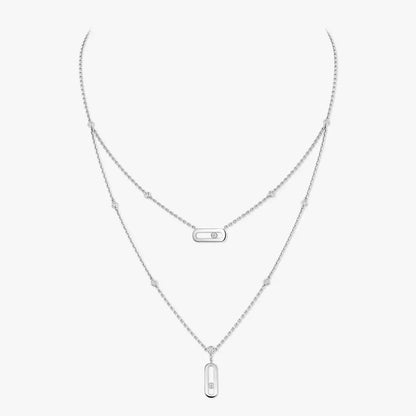 [ElanLuxe Jewelry] Move Uno Diamond Necklace