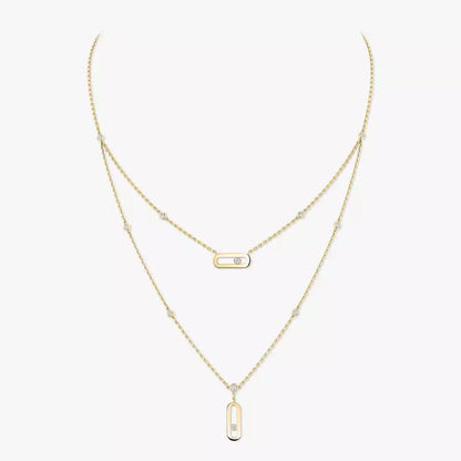 [ElanLuxe Jewelry] Move Uno Diamond Necklace