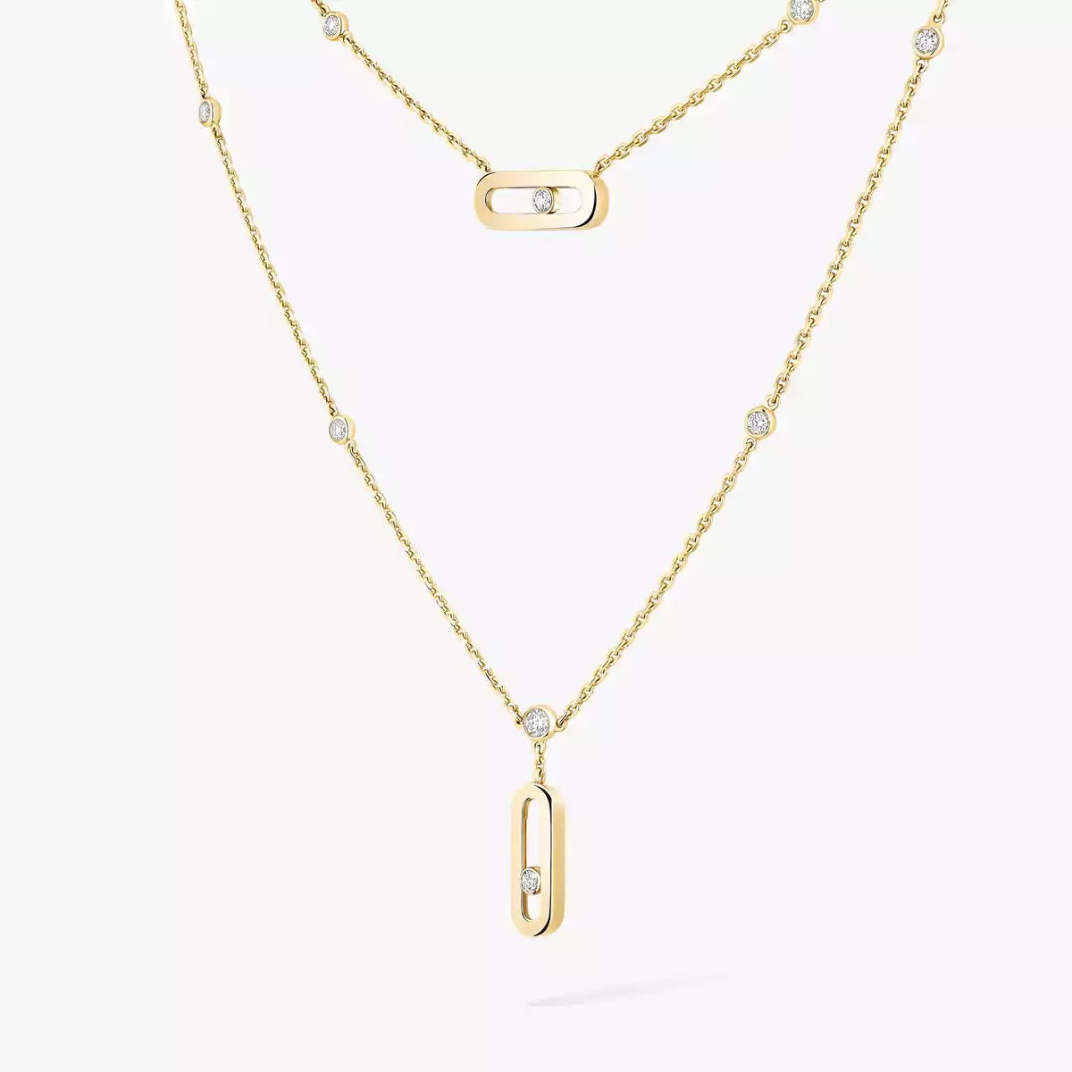 [ElanLuxe Jewelry] Move Uno Diamond Necklace