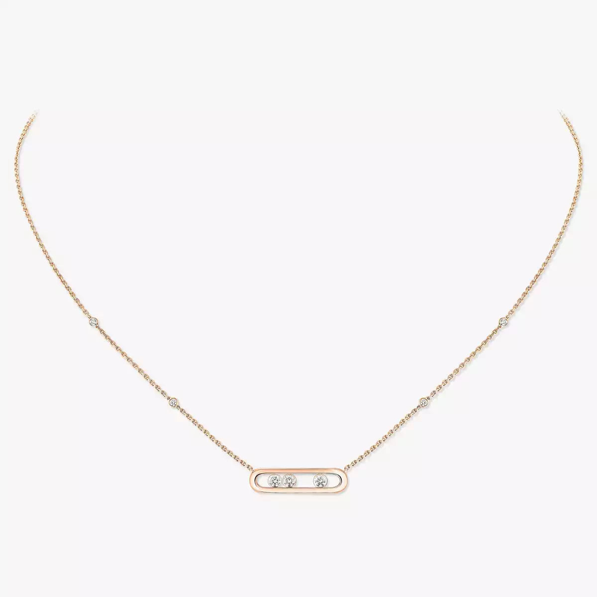 [ElanLuxe Jewelry] Baby Move Gold Diamond Necklace