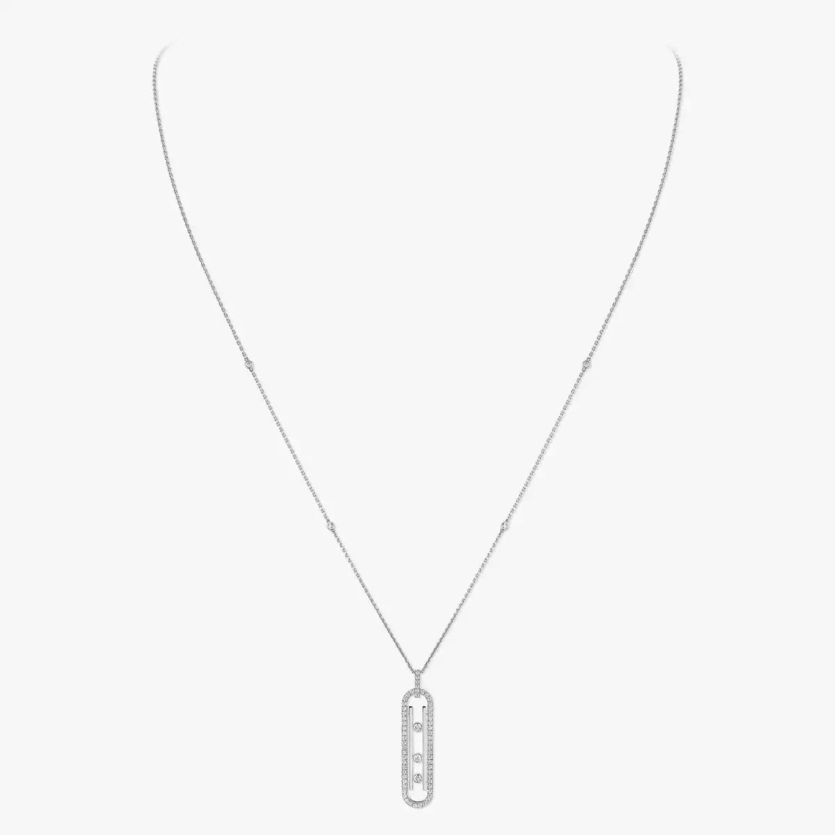 [ElanLuxe Jewelry]Diamond Necklace Move 10Th