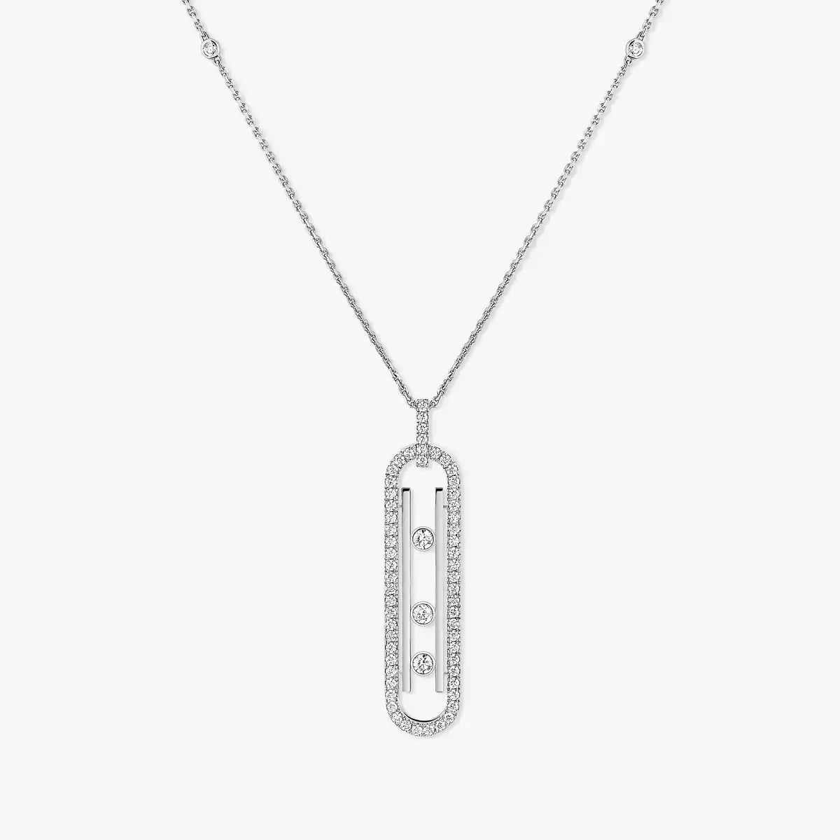 [ElanLuxe Jewelry]Diamond Necklace Move 10Th