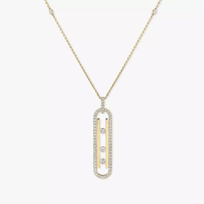 [ElanLuxe Jewelry]Diamond Necklace Move 10Th
