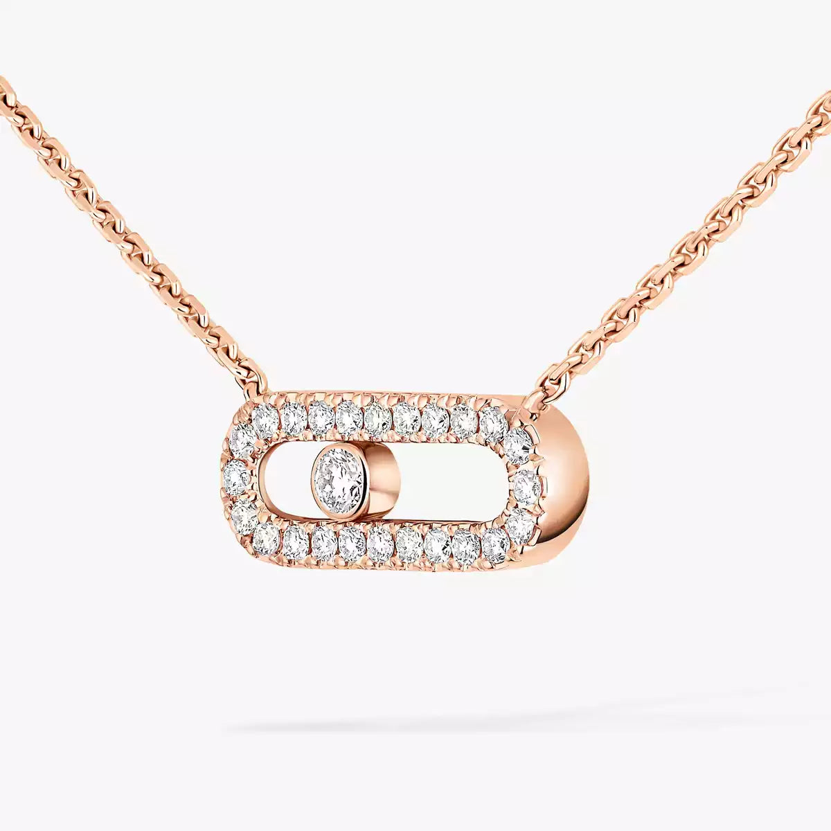 [ElanLuxe Jewelry]Diamond Necklace Move Uno