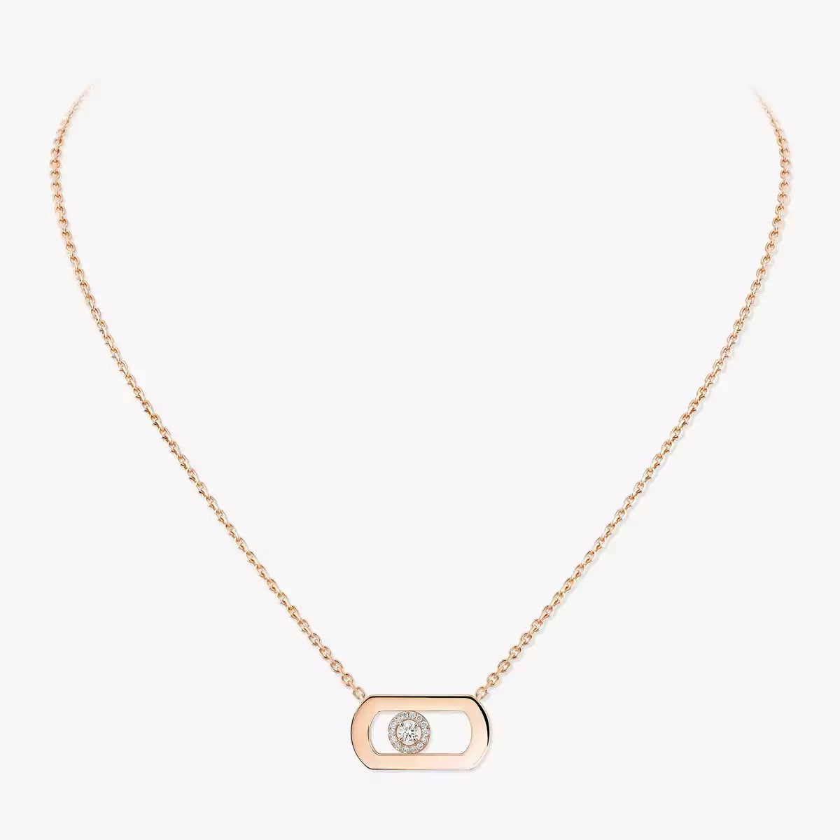[ElanLuxe Jewelry]So Move Diamond Necklace in Gold